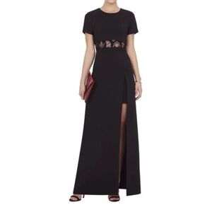 BCBG Haylee maxi gown with lace size XS